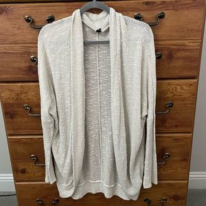 Oversized knit cardigan